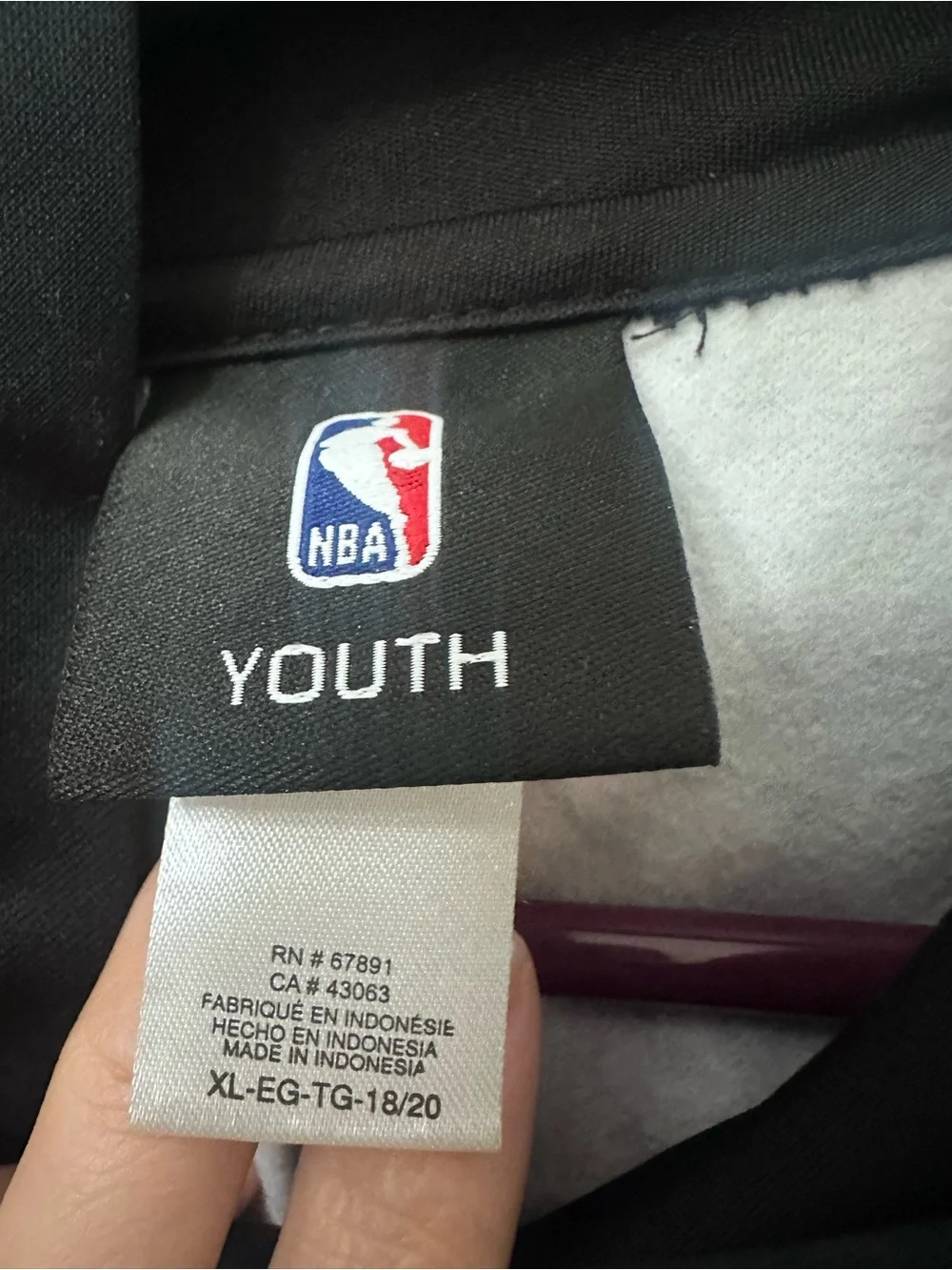 NBA San Antonio Spurs Black & Gray Graphic hooded Sweater